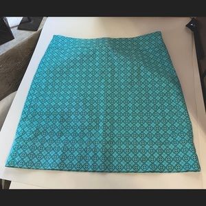 Talbots Teal & Aqua Skirt